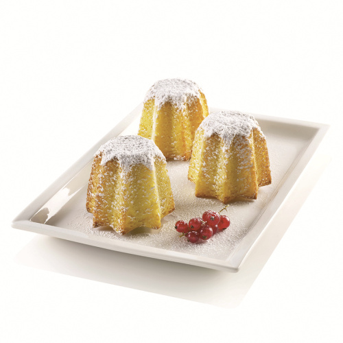 Форма для приготовления пирожных mini pandoro силиконовая фото 2