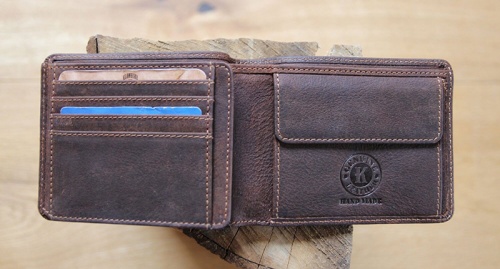 Бумажник Klondike Peter, коричневый, 12x9,5 см фото 11