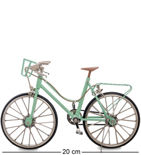 VL-06/5 Фигурка-модель 1:10 Велосипед женский "Torrent Ussury" салатовый фото 2