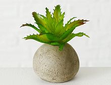 Искусственное растение "Крошка суккулент" в горшке, пластик, 7 см, Boltze