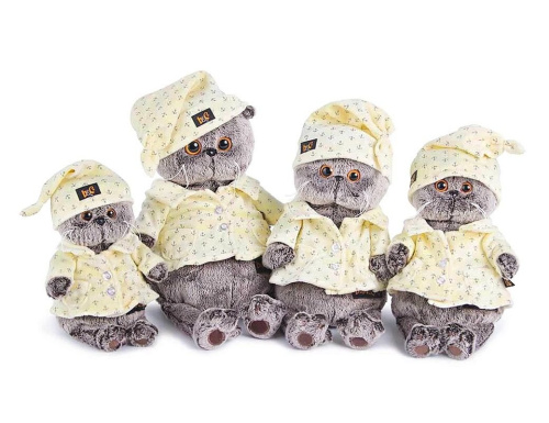 Мягкая игрушка Кот Басик в пижаме, Budi Basa фото 4