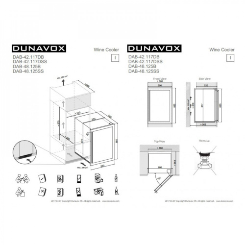 Винный шкаф Dunavox DAB-42.117DB фото 4