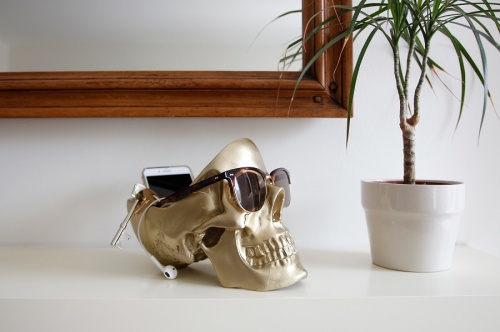 Органайзер для мелочей Skull, золотой фото 2