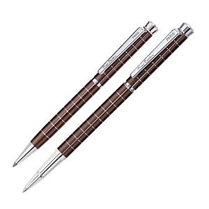 Набор подарочный Pierre Cardin Pen&Pen - Brown, ручка шариковая + ручка роллер