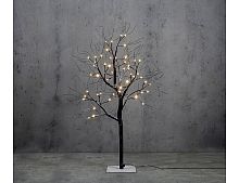 Декоративное светящееся дерево ФРОСТ МИДИ, 54 тёплых белых LED-огня, 110 см, таймер, уличное, Edelman