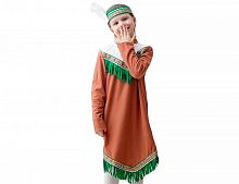 Карнавальный костюм "Индеанка", 5-7 лет, Бока