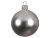 Елочный шар ROYAL CLASSIC стеклянный, матовый, цвет: серебряный, 150 мм, Kaemingk