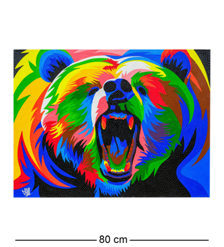 ART-524 Картина "Радужный медведь"