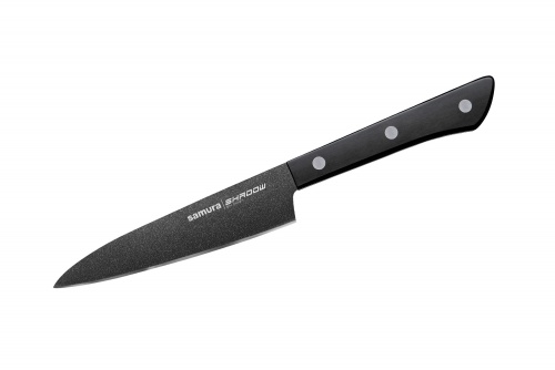 Набор из 2 ножей Samura Shadow с покрытием Black-coating, AUS-8, ABS пластик фото 2