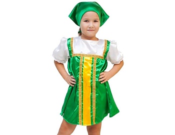 Карнавальный костюм ПЛЯСОВОЙ, зелёный, на рост 122-134 см, 5-7 лет, Бока