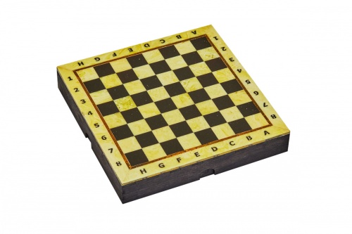 Шахматная коробка с доской малая 25*25 фото 2