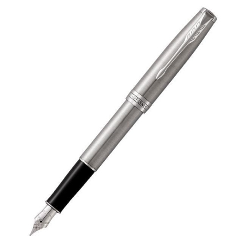 Parker Sonnet Core - Stainless Steel CT, перьевая ручка, F, BL