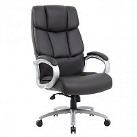 Кресло руководителя Brabix Premium Blocks HD-008 до 200 кг, экокожа, черное 531944