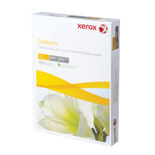 Бумага для цветной лазерной печати Xerox Colotech Plus А4, 250 г/м2, 250 листов