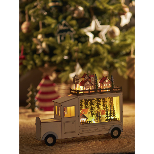 Декор новогодний с подсветкой festive truck из коллекции new year essential фото 9
