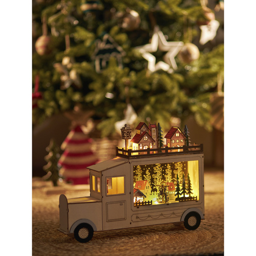 Декор новогодний с подсветкой festive truck из коллекции new year essential фото 5