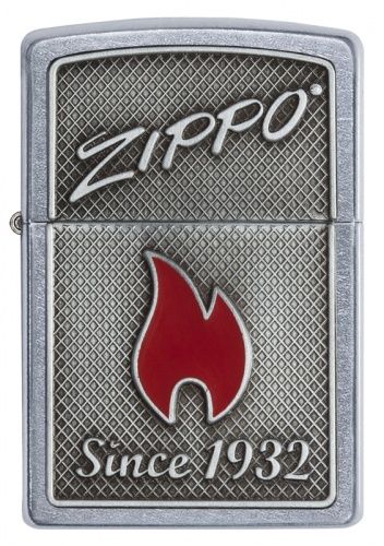 Зажигалка Zippo Classic с покрытием Street Chrome, латунь/сталь, серебристая, матовая, 36x12x56 мм фото 2