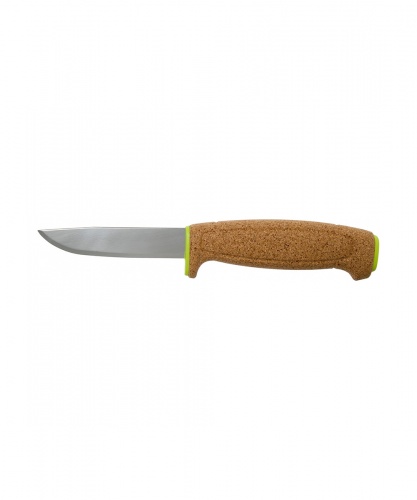 Нож Morakniv Floating Knife (S) Lime, нерж. сталь, пробковая ручка, зеленый фото 2