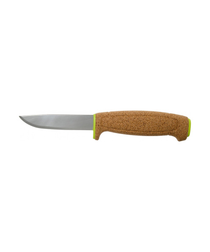 Нож Morakniv Floating Knife (S) Lime, нерж. сталь, пробковая ручка, зеленый фото 2