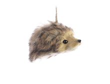 Ёлочная игрушка ЁЖИК ПУШОК, искусственный мех, 8 см, Kaemingk