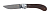 Нож Stinger, 105 мм, рукоять: сталь/дерево, серебр.-корич., картонная коробка