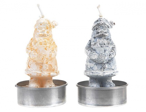Набор фигурных свечей "Санта-клаусы", 6.5 см (упаковка 4 шт.), Koopman International