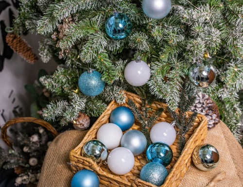 Набор пластиковых шаров Коллекция НЕБОСВОД АЙВЕНГО, 60 мм, 16 шт., Winter Deco
