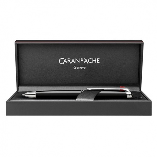Carandache Leman Bi-Fonction - Black RH, шариковая ручка/мех.карандаш, M, подарочная коробка фото 3