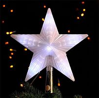 Верхушка светящаяся "Звезда", 31 мерцающая LED-лампа, 22 см, SNOWHOUSE