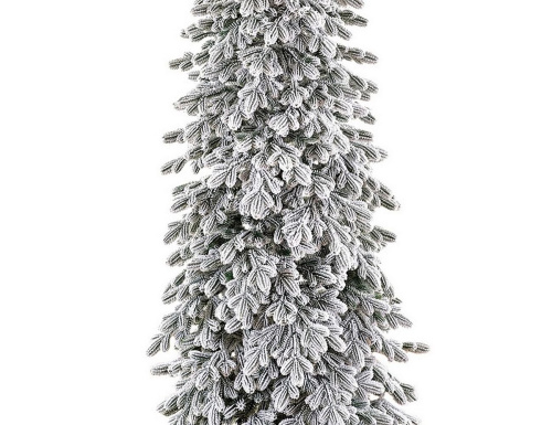 Искусственная стройная елка "Тикко" заснеженная, ЛИТАЯ 100%, Max CHRISTMAS фото 3