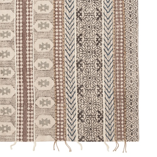 Ковер из хлопка, шерсти и джута с геометрическим орнаментом из коллекции ethnic, 200х300 см фото 4