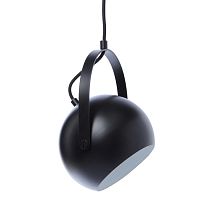 Лампа потолочная ball с подвесом, ?40 см, черная матовая