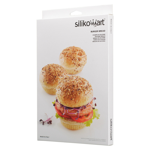 Форма для приготовления булочек и пирожных burger bread 20 х 30 см силиконовая фото 14