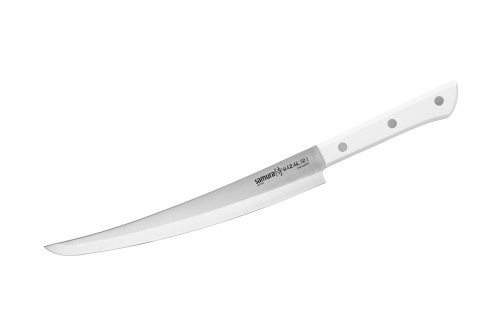 Нож Samura для нарезки Harakiri слайсер Tanto, 23 см, корроз.-стойкая сталь, ABS пластик
