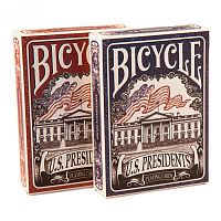 Карты "Bicycle US Presidents red/blue"