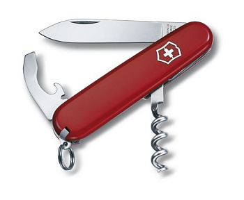 Нож Victorinox Waiter, 84 мм, 9 функций, красный