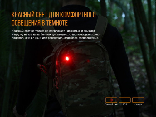 Фонарь светодиодный Fenix LD15R CREE XP-G3, 500 лм, аккумулятор фото 12
