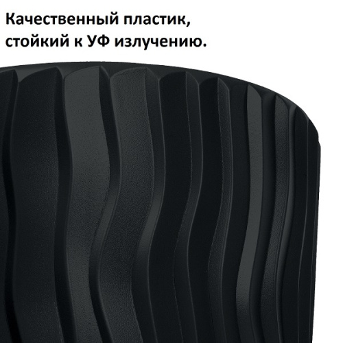 Кашпо для цветов Prosperplast Sandy Slim 18+45л, антрацит фото 3