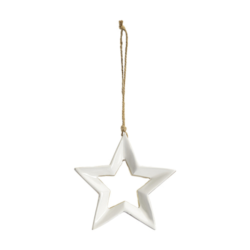 Набор елочных украшений milky stars из коллекции new year essential, 3 шт. фото 6