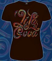 Женская футболка"Life is Good-типографик"