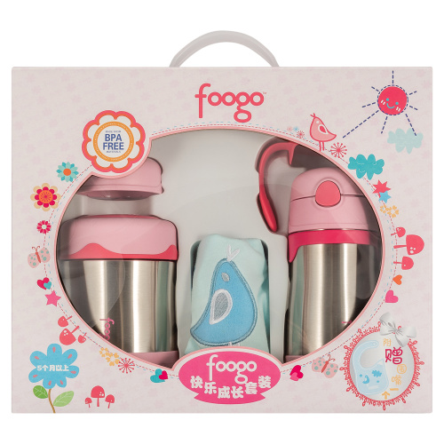 Детский набор Thermos B3000+BS535 PK (термос для еды, термос для напитков), розовый фото 12