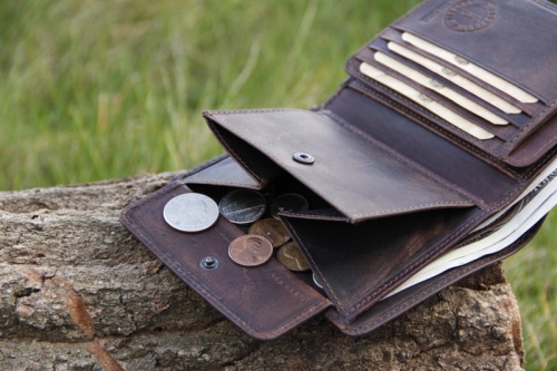Бумажник Klondike Digger Cade, темно-коричневый, 12,5x10x2 см фото 3