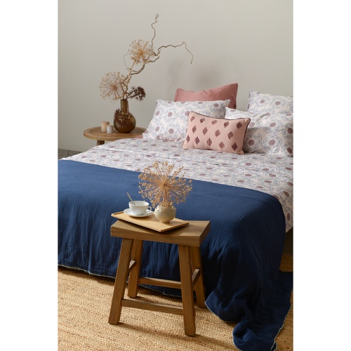 Комплект постельного белья из сатина с принтом "Воздушный цветок" из коллекции prairie фото 3