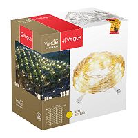Уличная светодиодная гирлянда Vegas Сеть 144 LED, 1,2х1,5 м, 24V