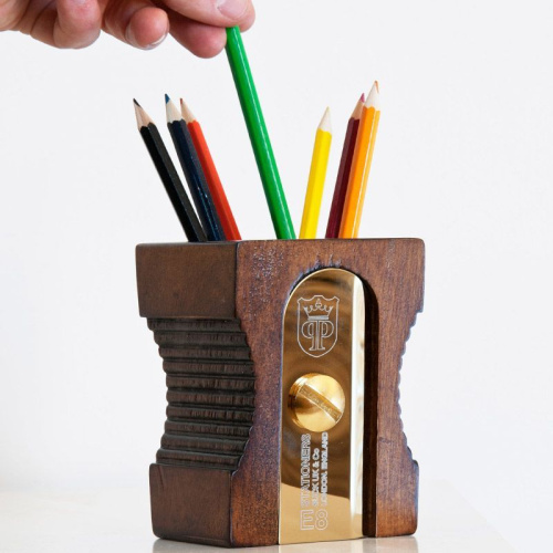 Органайзер для рабочего sharpener темное дерево фото 4