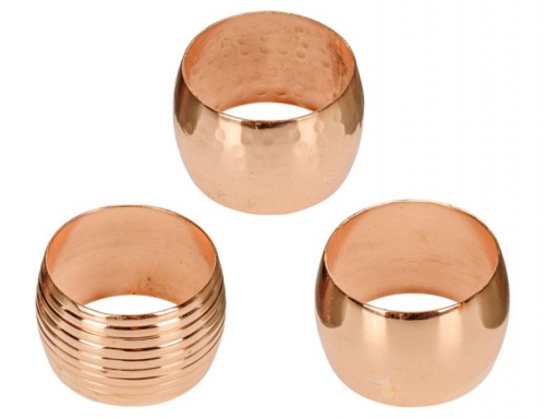 Кольца для салфеток "Элеганс", бронзовые, 4.5 см, разные модели, Koopman International фото 2