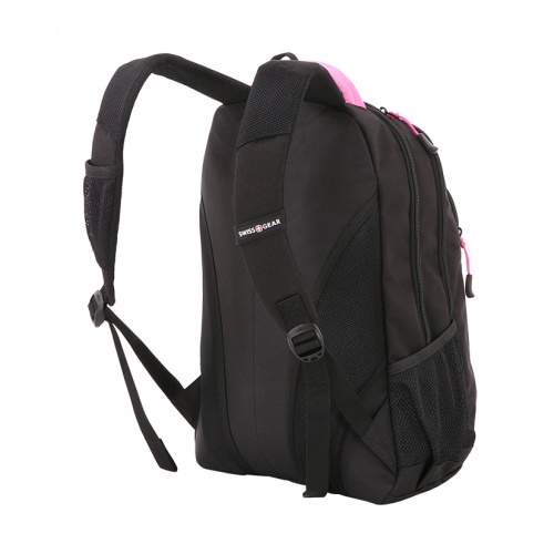 Рюкзак Swissgear черный/фукси, 32x15x46 см, 22 л фото 5
