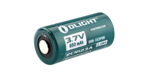 Аккумулятор Li-ion Olight ORB-163P06 16340 3,7 В. 650 mAh