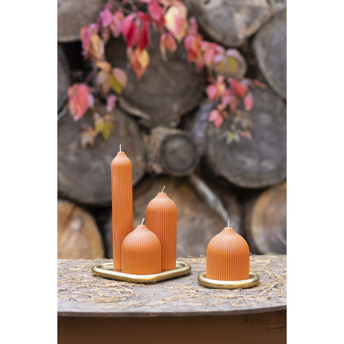 Свеча декоративная оранжевого цвета из коллекции edge фото 8