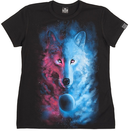 Детская футболка"Космический Волк"